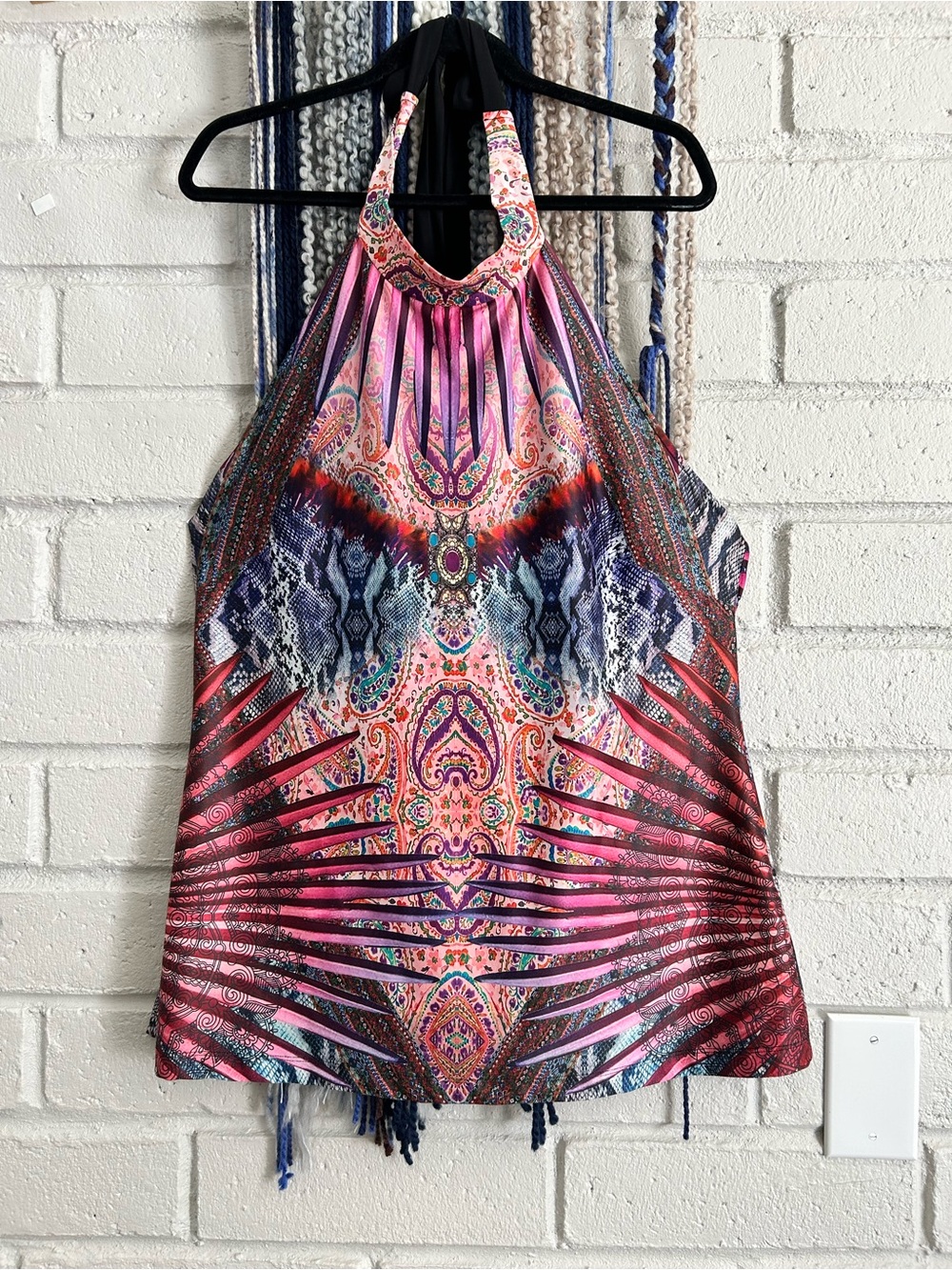 VENUS Pink Multi-Print Halter Camisole